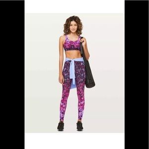 Lululemon wunder under high rise tight in rose